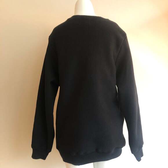 Black Nom De Guerre Mens Sweater - Picture 5 of 7